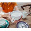 Tasse à thé en porcelaine tendre