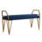 Velvet Upholstered Bench