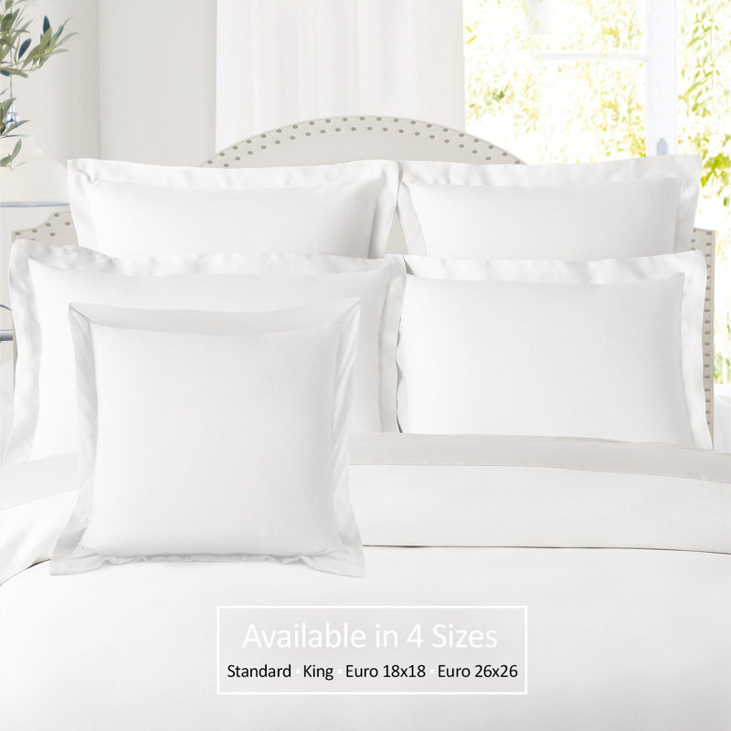 Pillow Sham, White, 20" x 26"