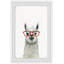 Red Trendy Llama - Painting-383813928-383813923