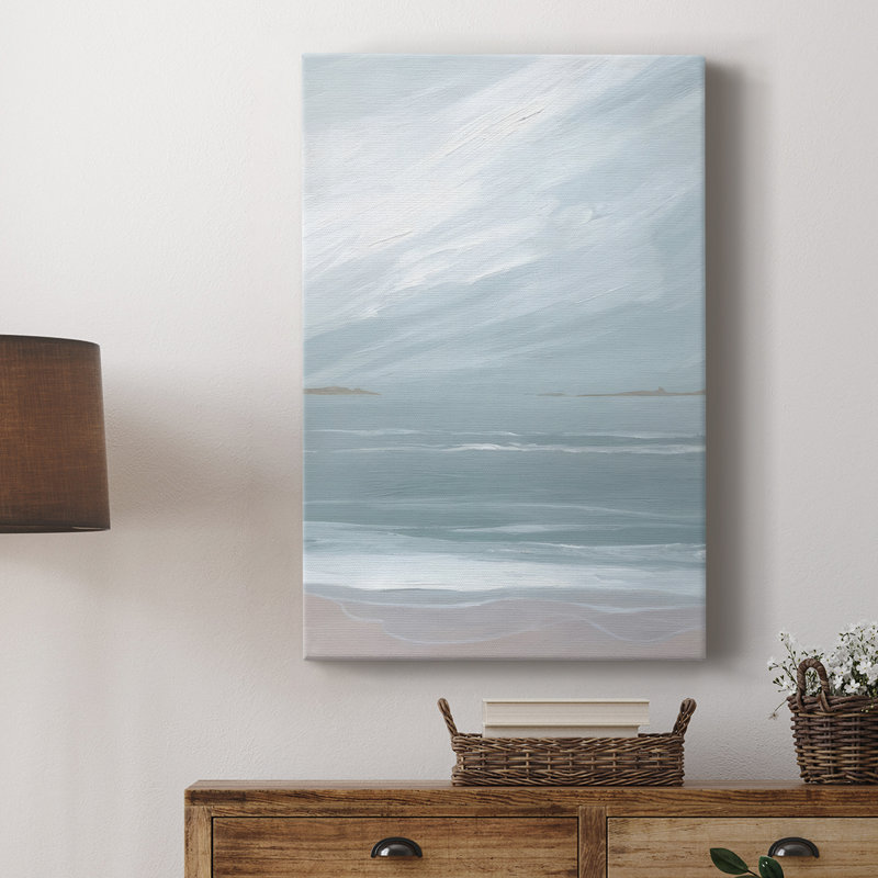 Aqua Soft Shores I - Gallery Cavas sur mesure, H 18 po x l 12 po