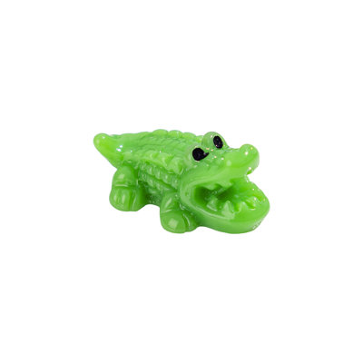 Miniature Resin Crocodiles Figurine Realistic Small Alligators Statue Micros Landscapes Animals Decor For Garden Shelf Home Office Desk