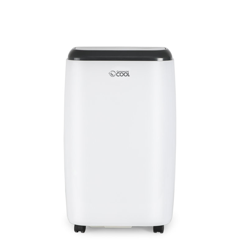 White 8,000 BTU Portable Air Conditioner with Heater and Remote