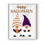 Reproduction encadrée d'Halloween gnomes - bois massif-466796635-466796608