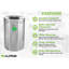 Pot à compost en acier inoxydable 50 gallons-101590400