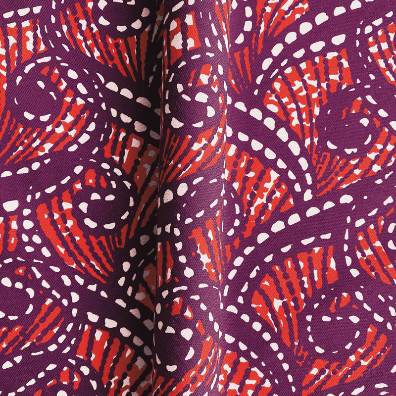 Janika Merlot Fabric