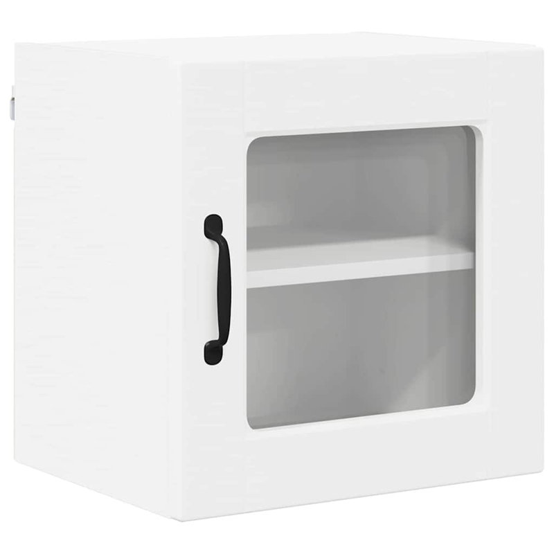 Vidaxl Kitchen Wall Cabinet With Shelf Artisan Oak 80 X 31 X 40 Cm, White, 40cm H x 40cm W x 31cm D
