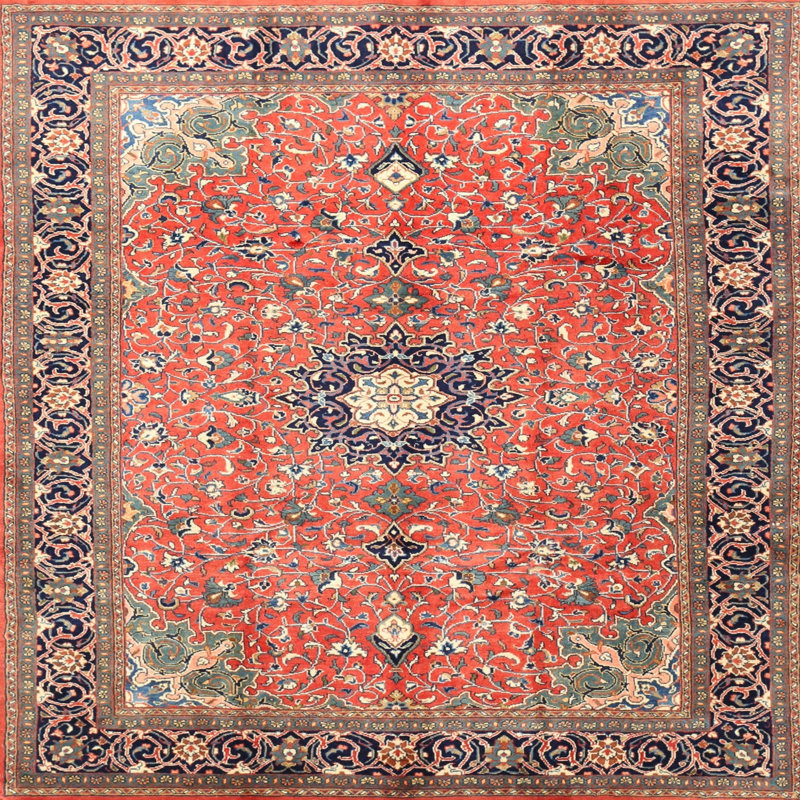 Anum Oriental Indoor Rug, Round 5'