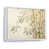 White Floater Framed