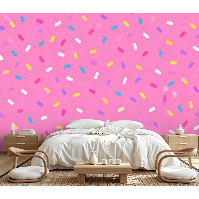 Papier peint adhésif peler et coller Sprinkles, L 100,08 po x l 144 po