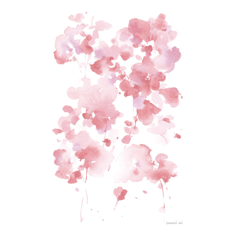 Cascading Petals I - Wrapped Canvas Print, 91cm H x 61cm W