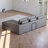 99-Inch L-Shaped Corduroy Sectional Sofa with Chaise, Three Pillows, and No Assembly Required for Modern Living Spaces-744205052