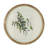 S/4 D19.5" Flora Print Round Frame