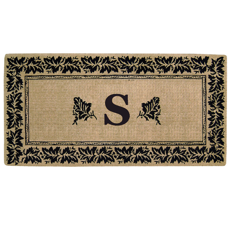Tapis de porte d'extérieur robuste 72 po x 36 po Woodview Vineyard, S