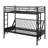 Multi-Functional Metal Bunk Bed: Twin Over Full Design
