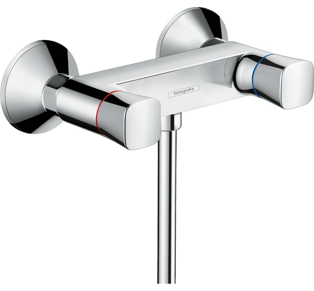 Hansgrohe Logis 2-Griff Duscharmatur Aufputz Chrom