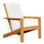 Chaise Adirondack pour l'extérieur en bois de teck Clairmont Napa