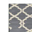 Tapis gris intérieur et extérieur Trellis