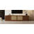 78" TV Stand for TVs Up to 85" with Rattan Doors, Adjustable Shelf TV Stand for Bedroom