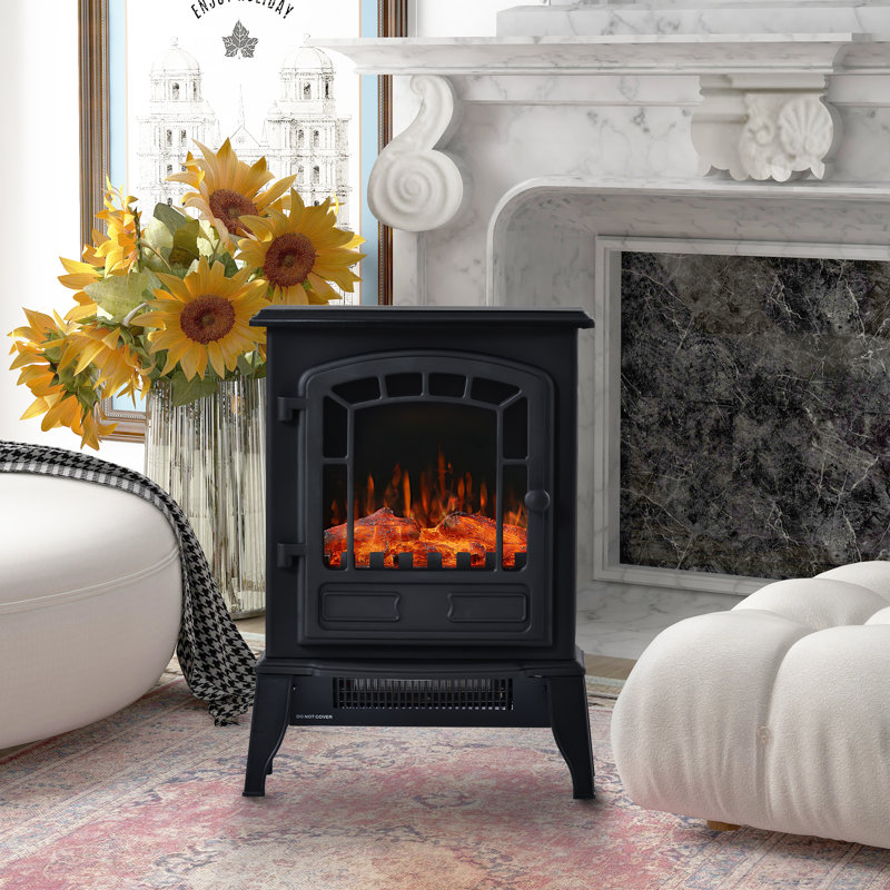 Haverstraw Three Posts Electric Stove with 220 BTU, 42cm H x 36cm W x 21cm D