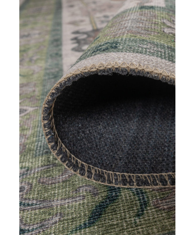 Tapis Caretta, Rectangle 4 pi 7 po x 6 pi 3 po