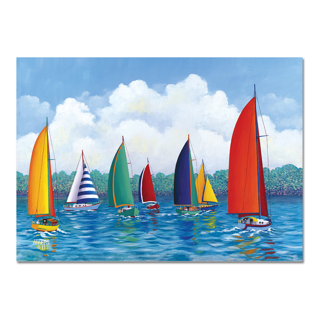 Acrylbild Regata Festiva von Hugh Harris