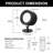 Under Cabinet Magnetic Sconces 360°Rotation