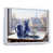 White Floater Framed