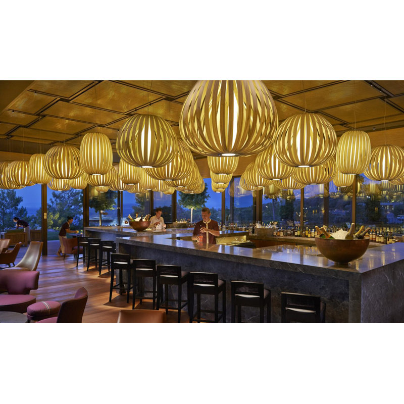 Pod 1 - Light Pendant, 24" H x 20.8" W x 20.8" D, E26 Base, Yellow