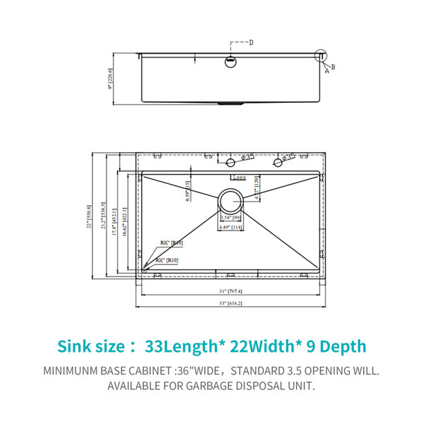 Dimensions du produit