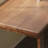 A simple rectangular solid wood desk in walnut color-2030258268