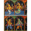 Dashavatara - Dix incarnations de Vishnu | Peinture de Pattachitra | Aquarelle sur toile faite à la main