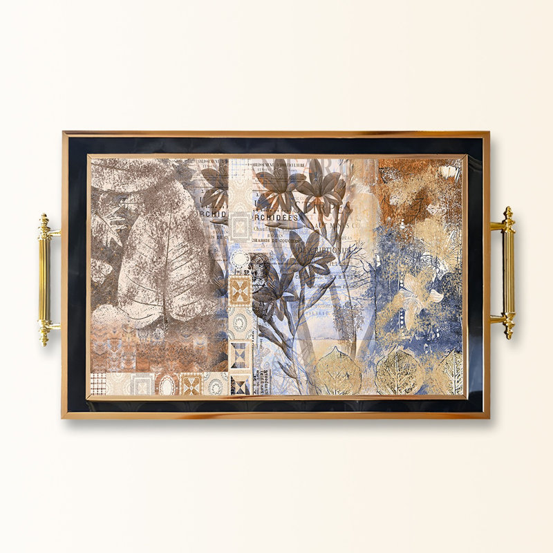 Élégant plateau en verre de 19,7 po x 11,4 po x 1,4 po | Fabrication 100% verre durable | Facile à nettoyer avec un chiffon humide | Idéal pour le service, la présentation décorative et l'organisation | Ajout élégant à la décoration intérieure