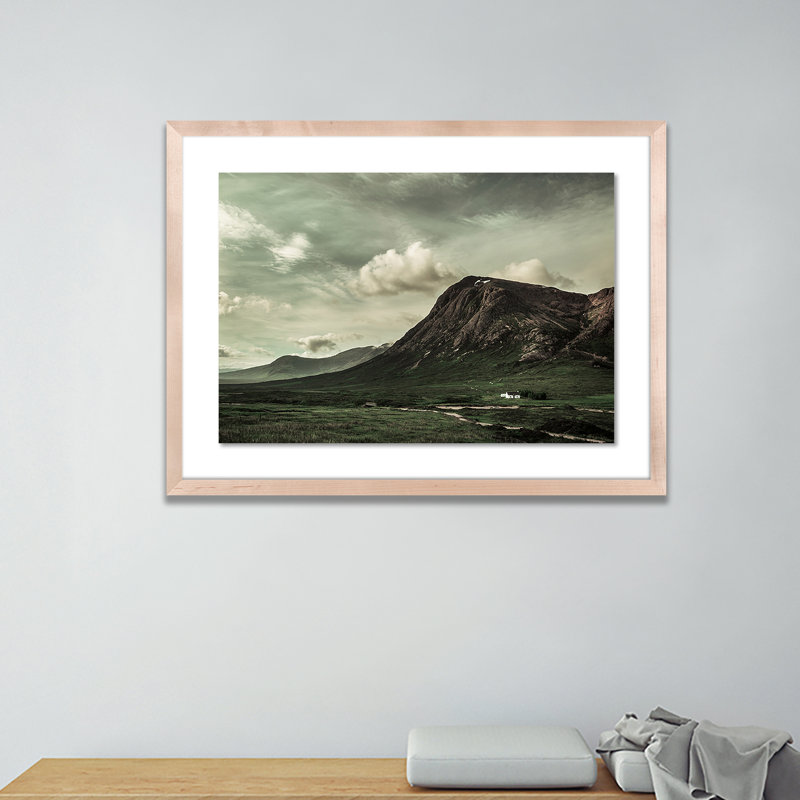 Scotland I Print by Joe Mania, 44" H x 60" W x 2.5" D, Natural