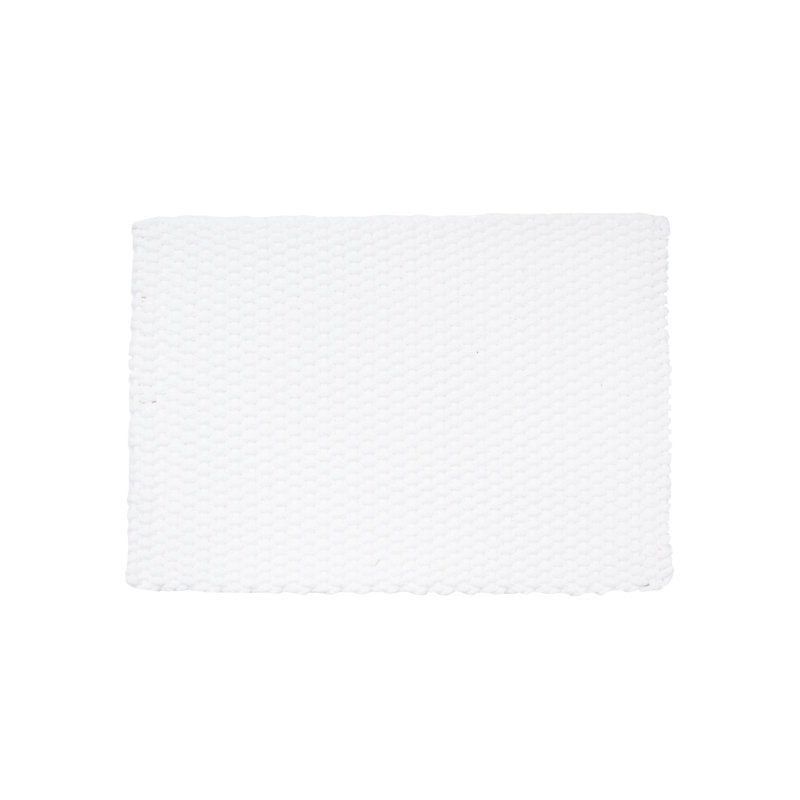 White Woven Cotton Rope Placemats Set of 6