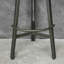 Hacienda Swivel Pine Solid Wood Adjustable Height Bar Stool with Steel Frame-681637748