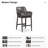 Almontiser Upholstered Cotton Counter Stool-600960228