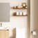 Miami 24" W x 8" D Floating Shelves Set with Invisible Wall Mount Brackets