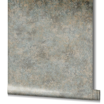 Earth Collection Textured Clay Sheen Wallpaper Roll
