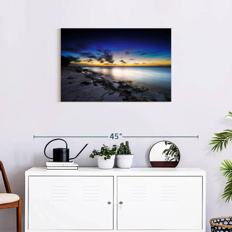 Gillard Shadowy Gillard coucher de soleil, H 20 po x l 30 po