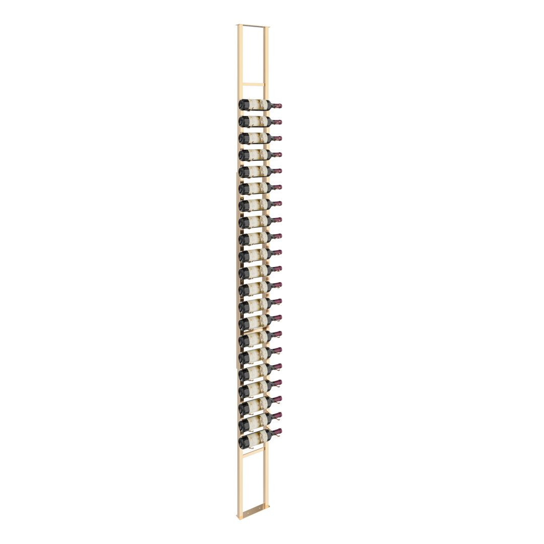 Klossett Single-Sided Floor to Ceiling Wine Rack Kit Rebrilliant 