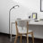 Litespan Slim 55 in. Industrial Dimmable LED Directional Task Floor Lamp-62954092