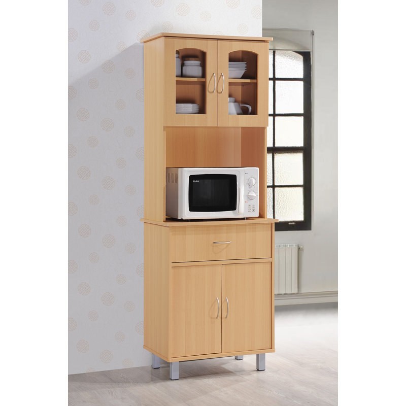 Kyan Sideboard with Bar Hutch, Beech