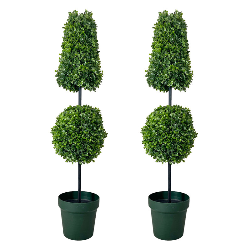 Buis artificiel 38 po en pot, 2