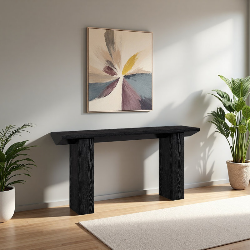 Triangular-Shaped Design Console Table,Sofa Table,Modern Entryway Table