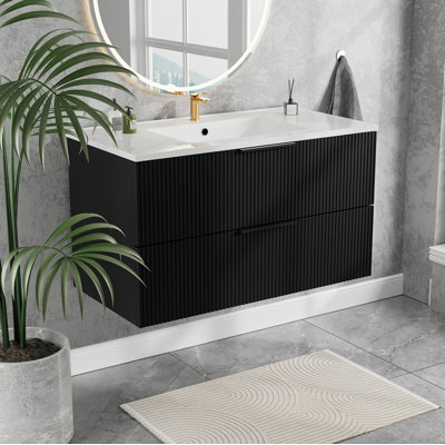 Meuble-lavabo 36 po avec lavabo en céramique