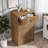 13 Gallon Tilt-Out Laundry Hamper Cabinet with Drawer, Wooden Hidden Laundry Hamper-447494824