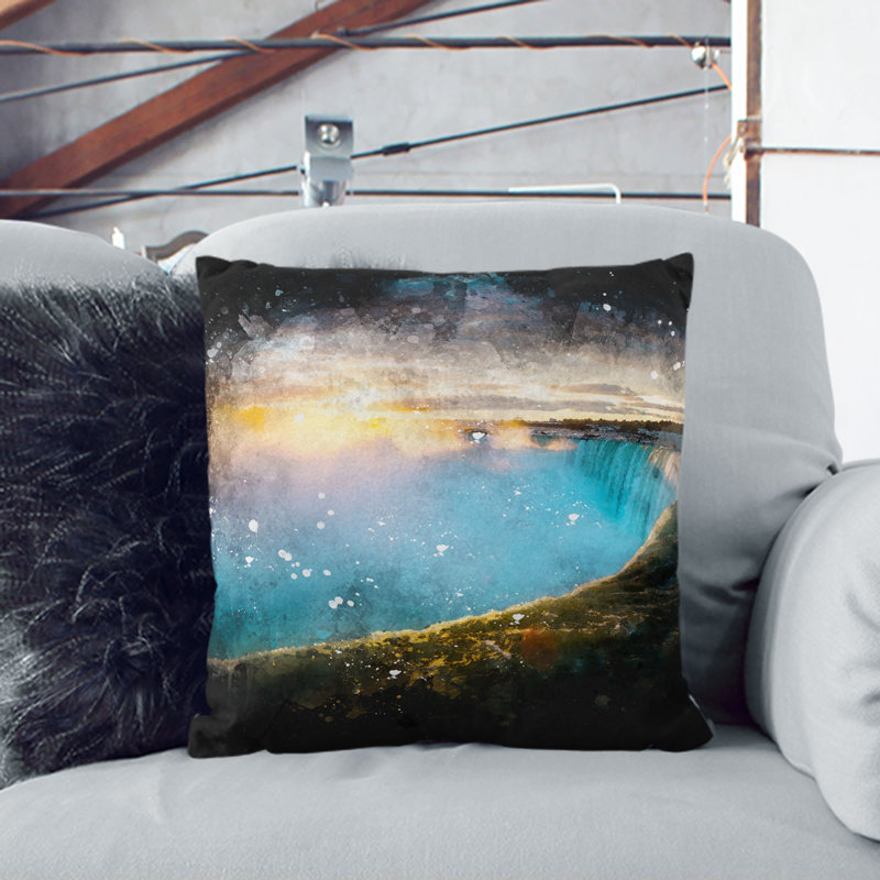 Square Throw Cushion, 55cm H x 55cm W x 20cm D