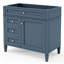 Meuble-lavabo de salle de bain 36 po sans lavabo supérieur Frosica, armoire de rangement moderne avec 2 tiroirs et un tiroir basculant, structure en bois massif