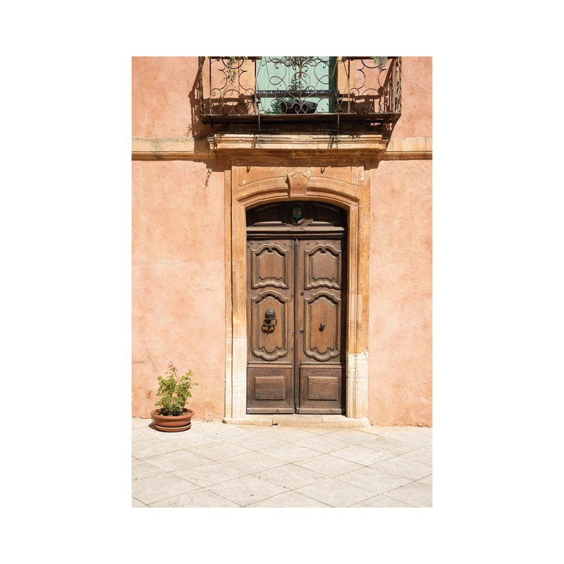 Old Wooden Door 1 Piece Wall Art on Canvas, 30.48 cm H x 45.72 cm W, Wrapped Canvas